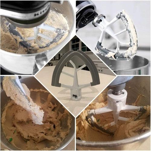 4.5/5 Quart Flex Edge Beater for KitchenAid Tilt-Head Stand Mixer with Flexible Silicone Edges Bowl Scraper - Toytexx 4.5/5 Quart Flex Edge Beater for KitchenAid Tilt-Head Stand Mixer with Flexible Silicone Edges Bowl Scraper - Toytexx